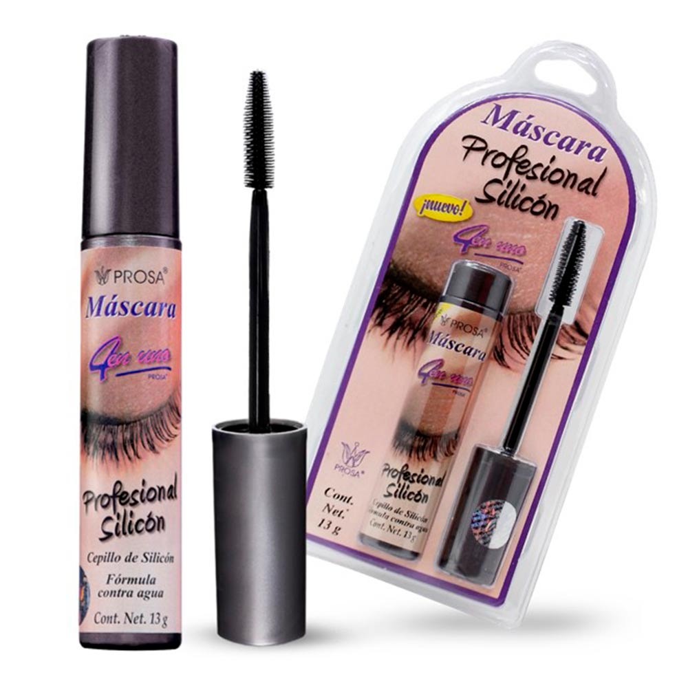 Mascara De Pestañas Profesional Silicon Waterproof Prosa
