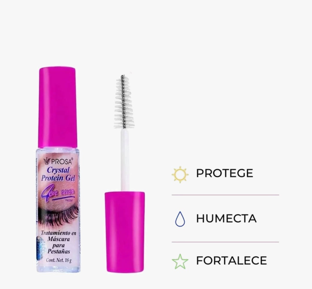 Mascara Pestañas Transparente Crystal Protein Gel 18gr Prosa