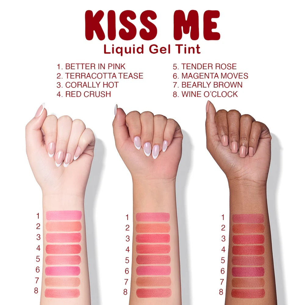 Tinta De Labios Gel Liquid Gel Tint kiss Me Beauty Creations
