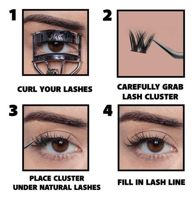 Pestañas Individuales Postizas Preparadas Mod Manga J-lash