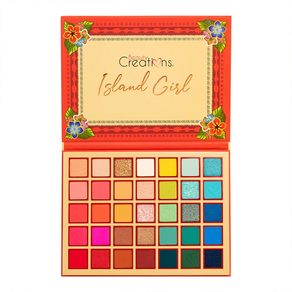 Paleta De Sombras Beauty Creations Princesas Island Girl