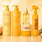 Set Shampoo Acondicionador Mascarilla Serum Termo Cebolla Misucka