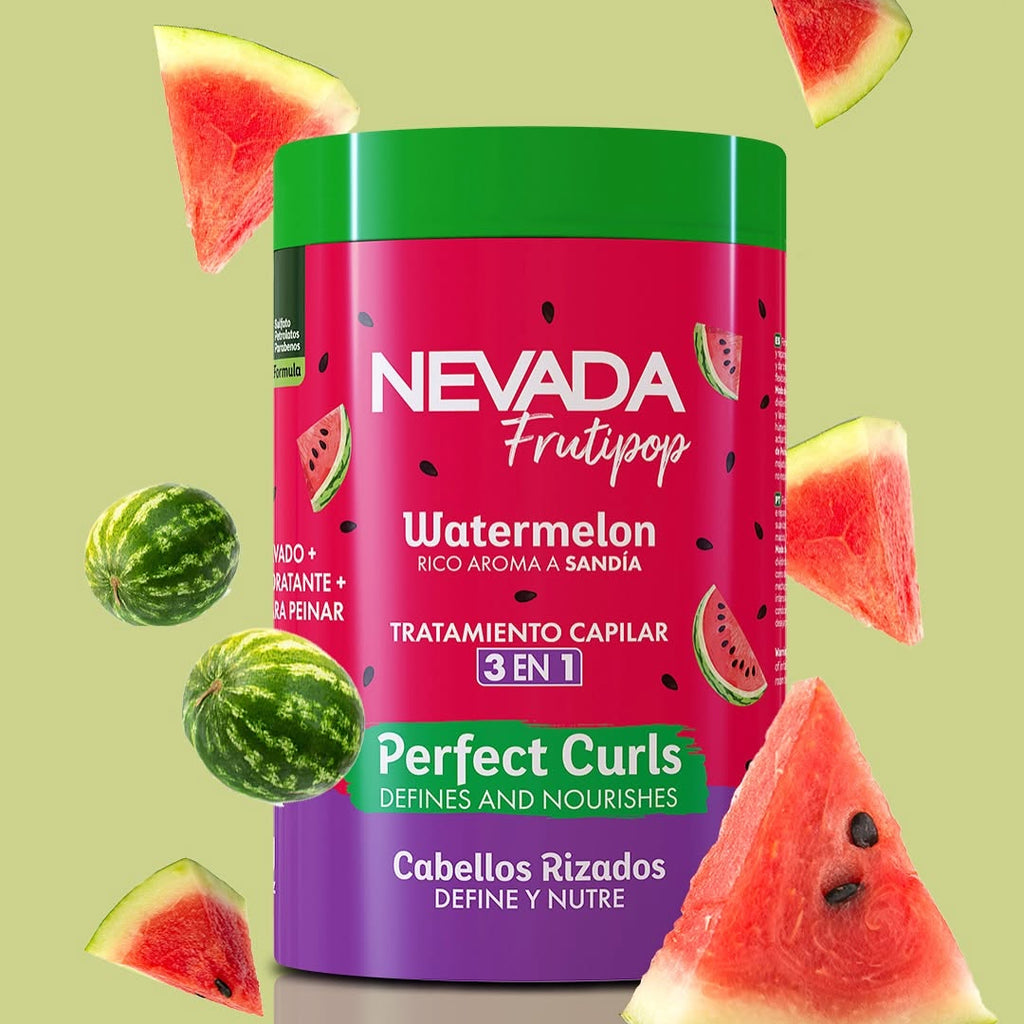 Mascarilla Capilar Nutre 3 En 1 Cabello Rizado Sandia Nevada