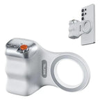 Empuñadura Magnética Para Cámara De Teléfono Soporte Telesin Blanco