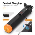 Barra Impermeable Con Control Remoto Gopro 9 A 13- Telesin Negro