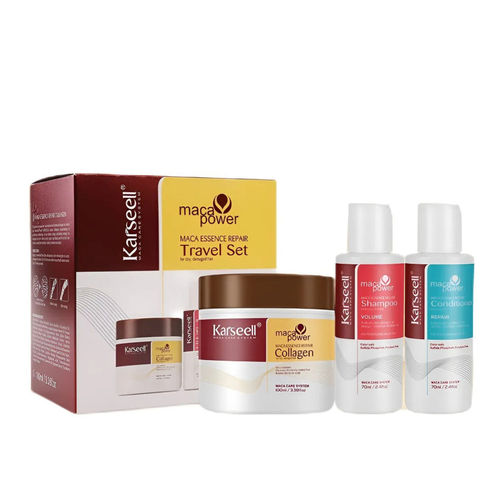 Kit De Viaje Tratamiento Capilar Colageno Karseell 240g