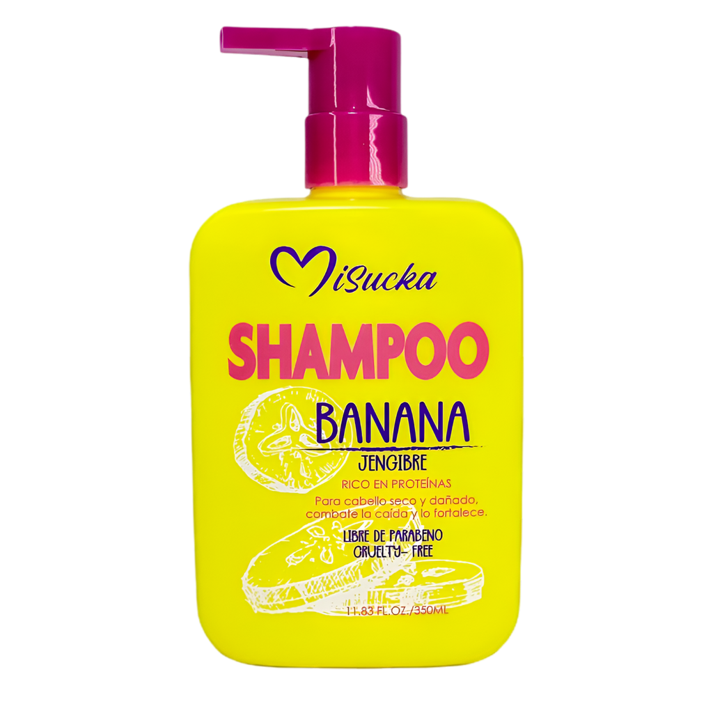 Shampoo Anticaída Nutritivo Banana Jengibre Misucka 350ml