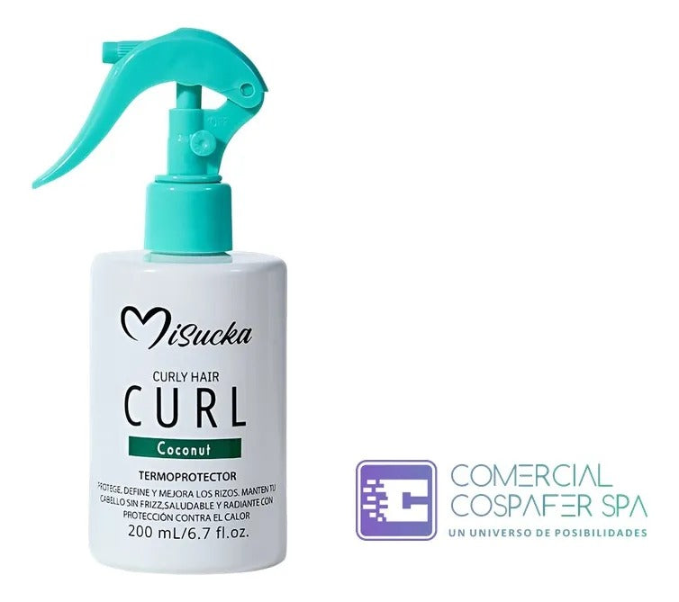 Protector Termico Curly Hair Coconut Cabello Rizado Misucka 200ml