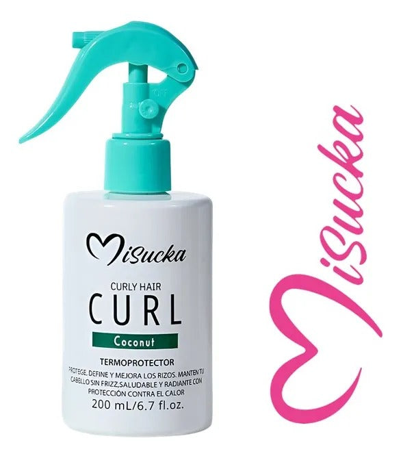 Protector Termico Curly Hair Coconut Cabello Rizado Misucka 200ml