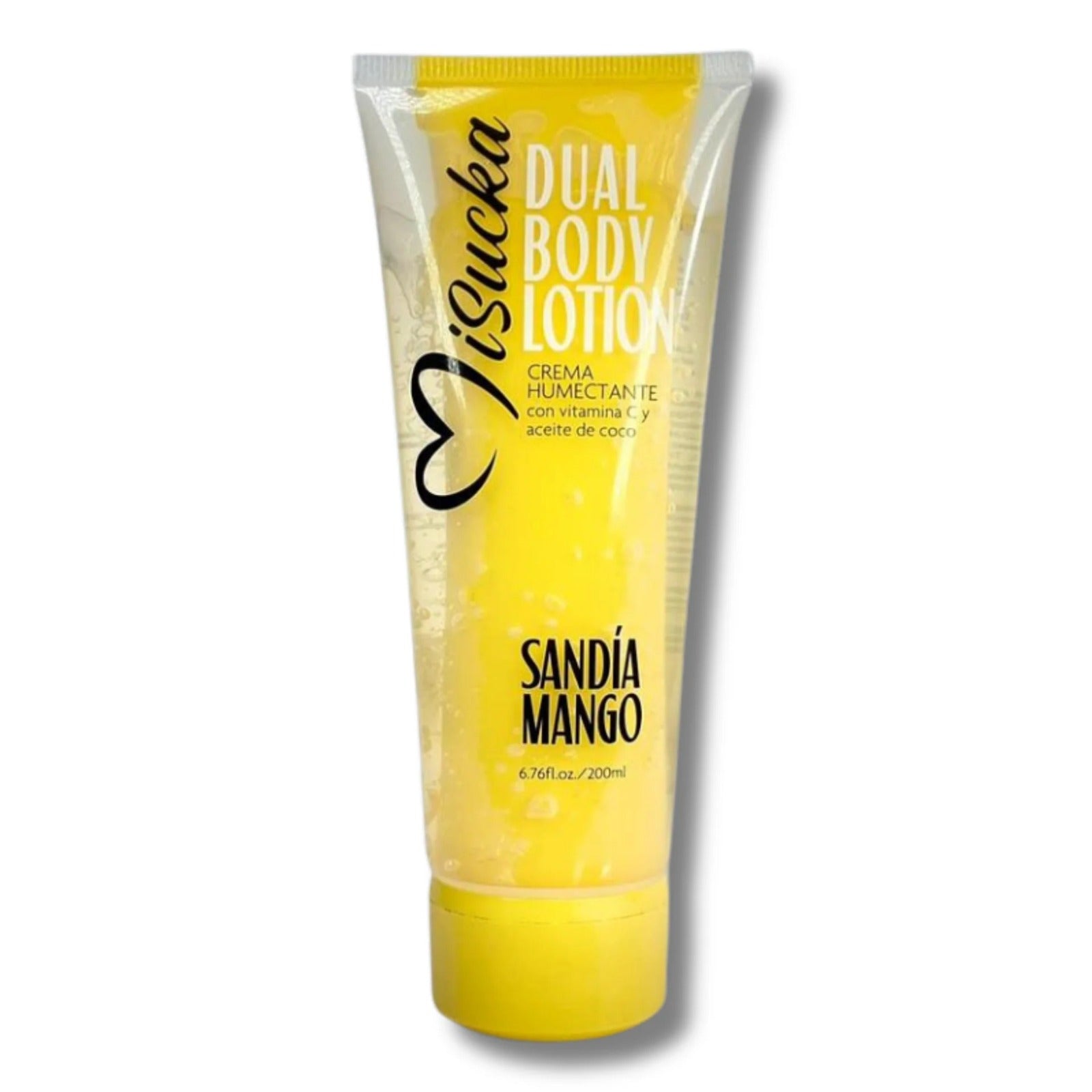 Locion Corporal Doble Extracto Crema Humectante Misucka 200ml Sandia Mango