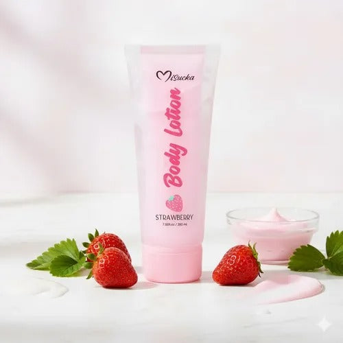 Locion Corporal Doble Extracto Strawberry Misucka 200 Ml