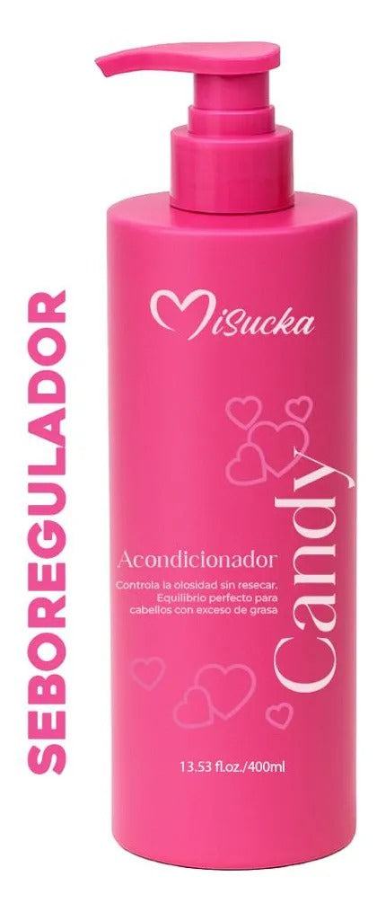 Acondicionador Candy Sebo Regulador Control Grasa Misucka 400 ml