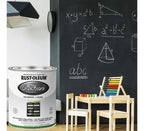 Pintura Pizarron Negro Mate Rust Oleum Chalk Board Pizarra