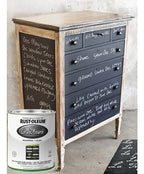 Pintura Pizarron Negro Mate Rust Oleum Chalk Board Pizarra
