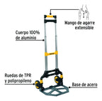 Carro De Mano Pretul Yegua Plegable Carga 100kg