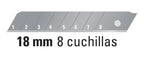 Cuchillo Cartonero Pretul Metal Y Plastico 18mm Reforzado
