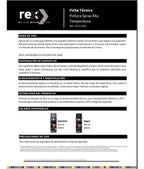 Pintura Spray Alta Temperatura Secado Rápido Rex 400ml