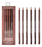 Set 6 Lapiz Delineador Labios Lip Wooden Beauty Creations