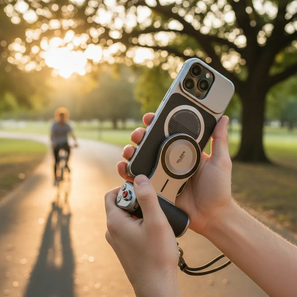 Kit Agarre Magnético Para iPhone 17 Pro Telesin