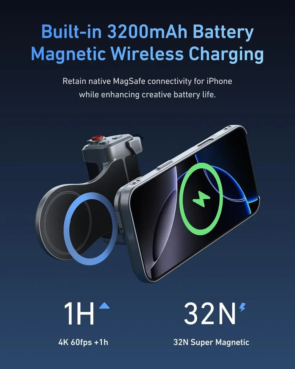 Kit Agarre Magnético Para iPhone 17 Pro Telesin