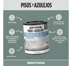 Protector Para Pintura Pisos Azulejos Transparente Rust Oleum Paso N° 2
