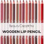 Set Delineadores De Labios Beauty Creations 12 Tonos