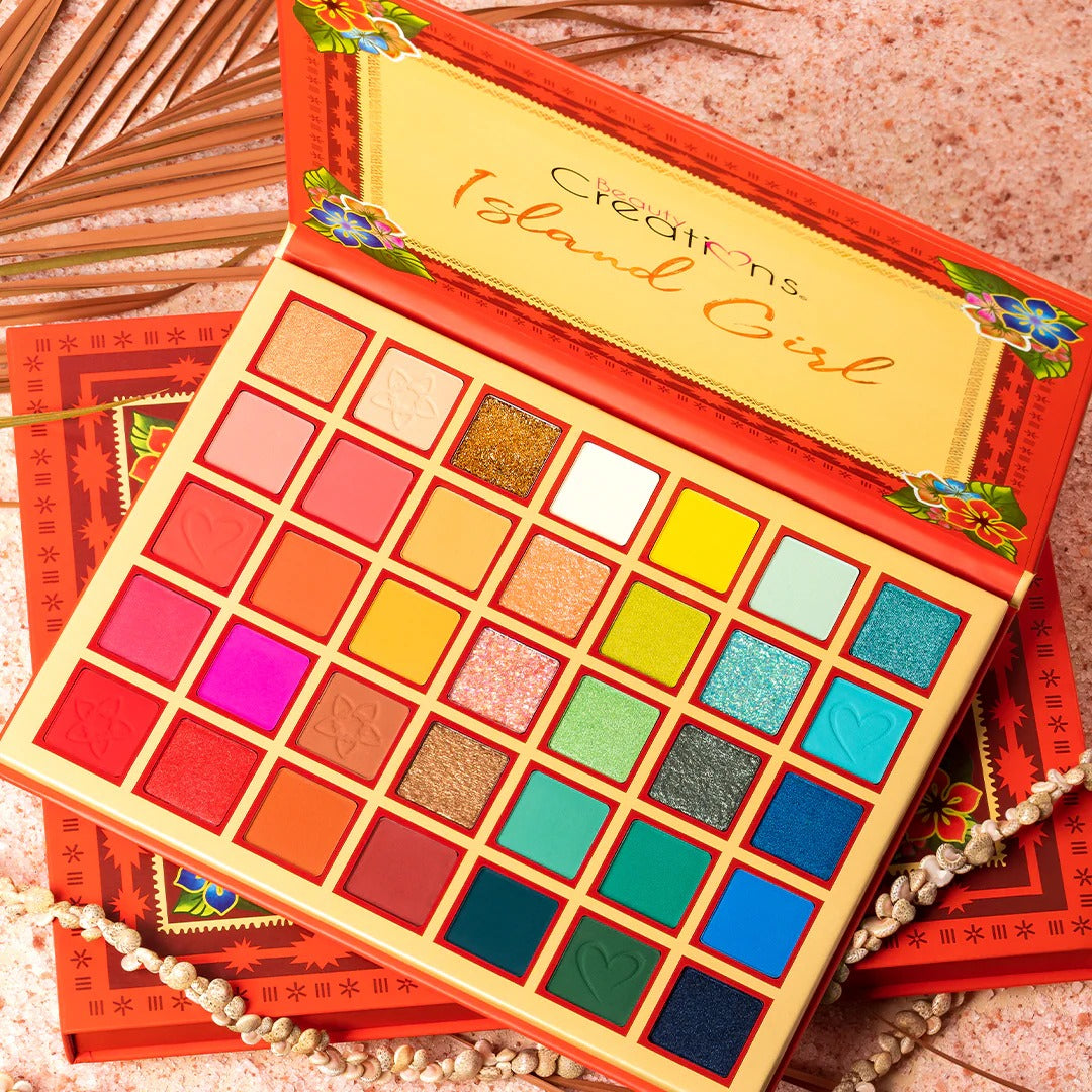Paleta De Sombras Beauty Creations Princesas Island Girl