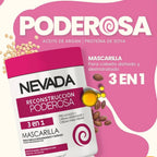 Mascarilla Capilar 3 En 1 Reconstrucción Poderosa 1kg Nevada