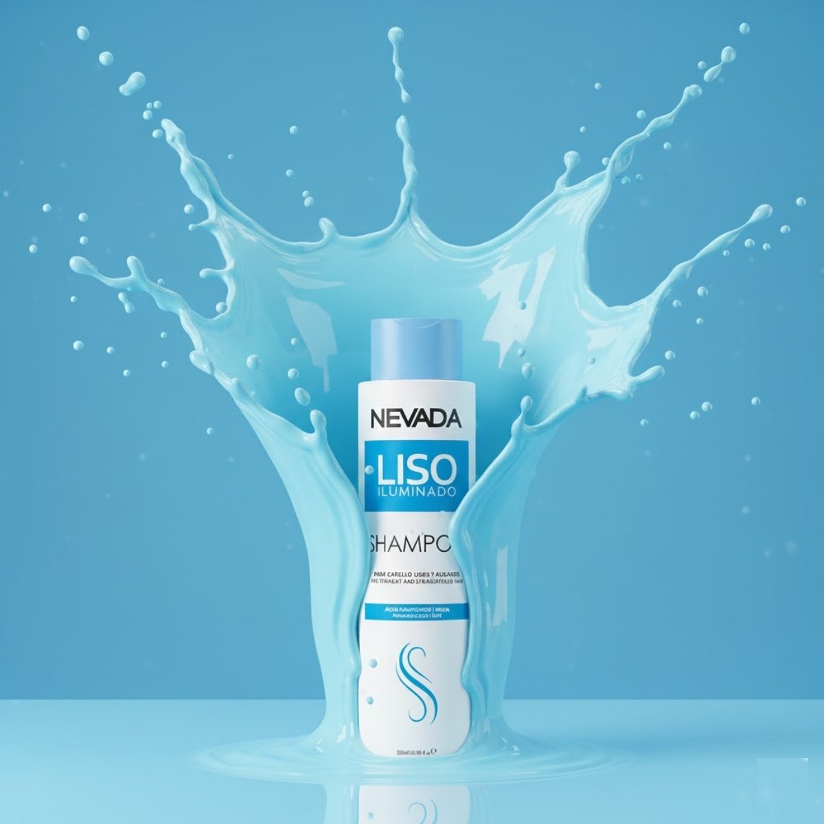 Shampoo Liso Iluminado Acido Hialurónico Nevada 500ml