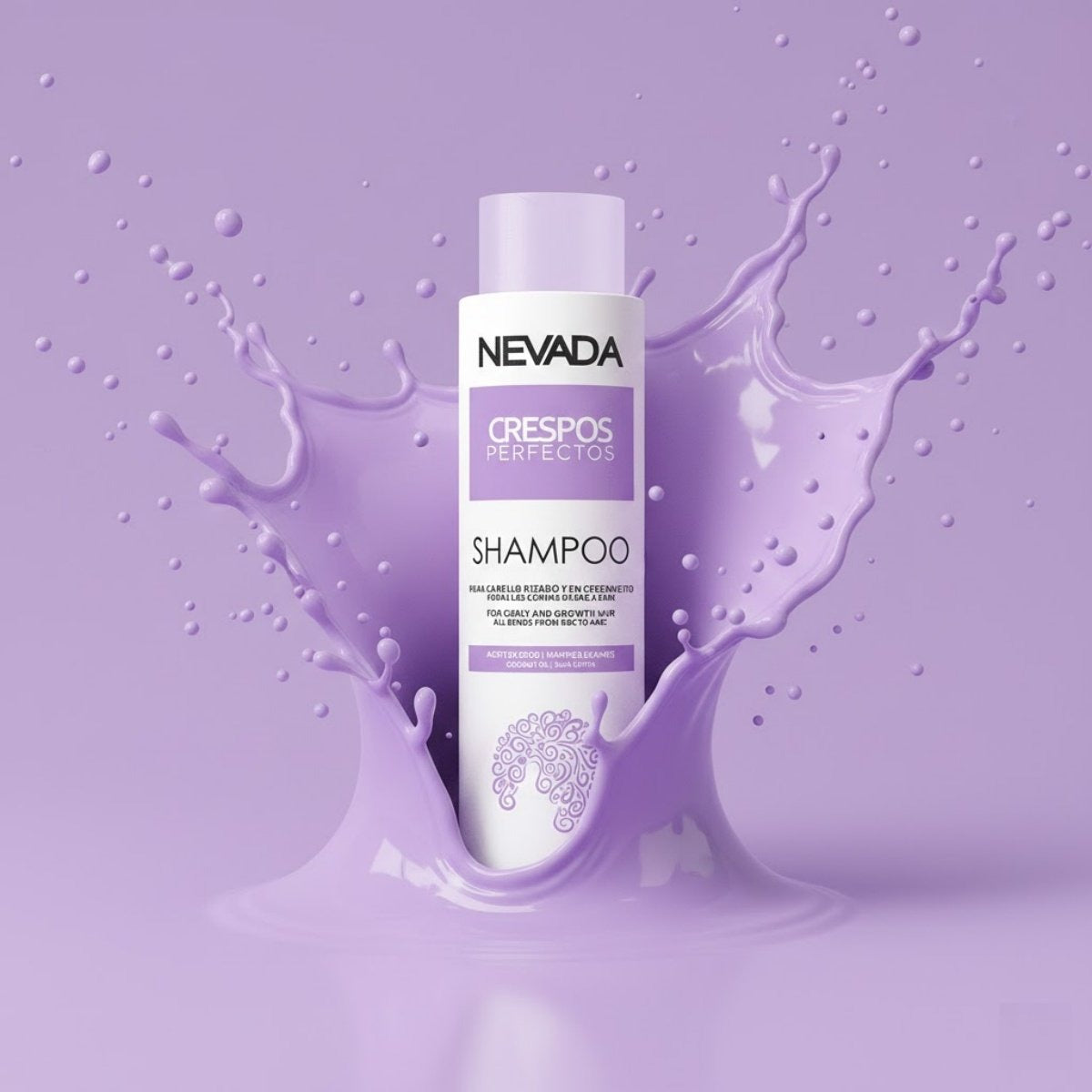 Shampoo Crespos Perfectos Aceite De Coco Sin Sal Nevada 500ml