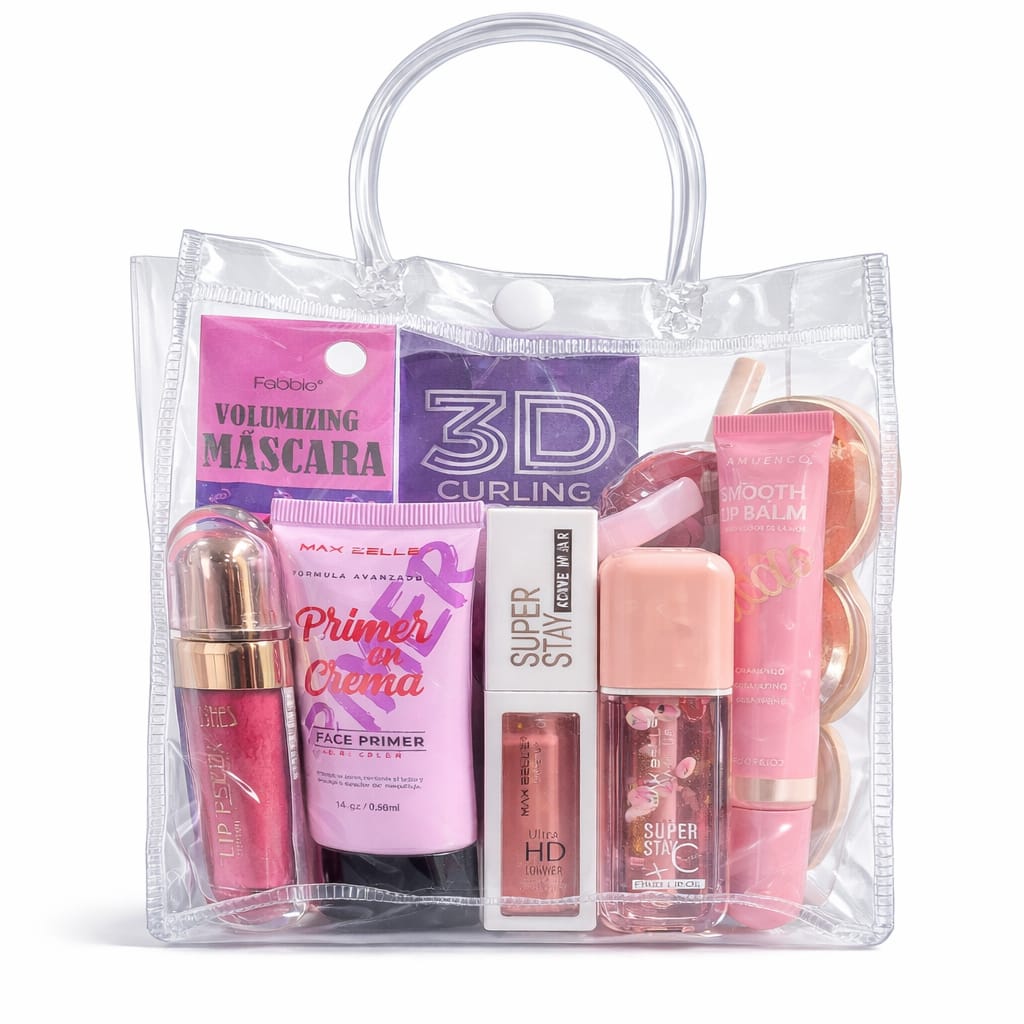 Glassy Essentials Bolsa De Regalo Maquillaje 12pzs Surtidas