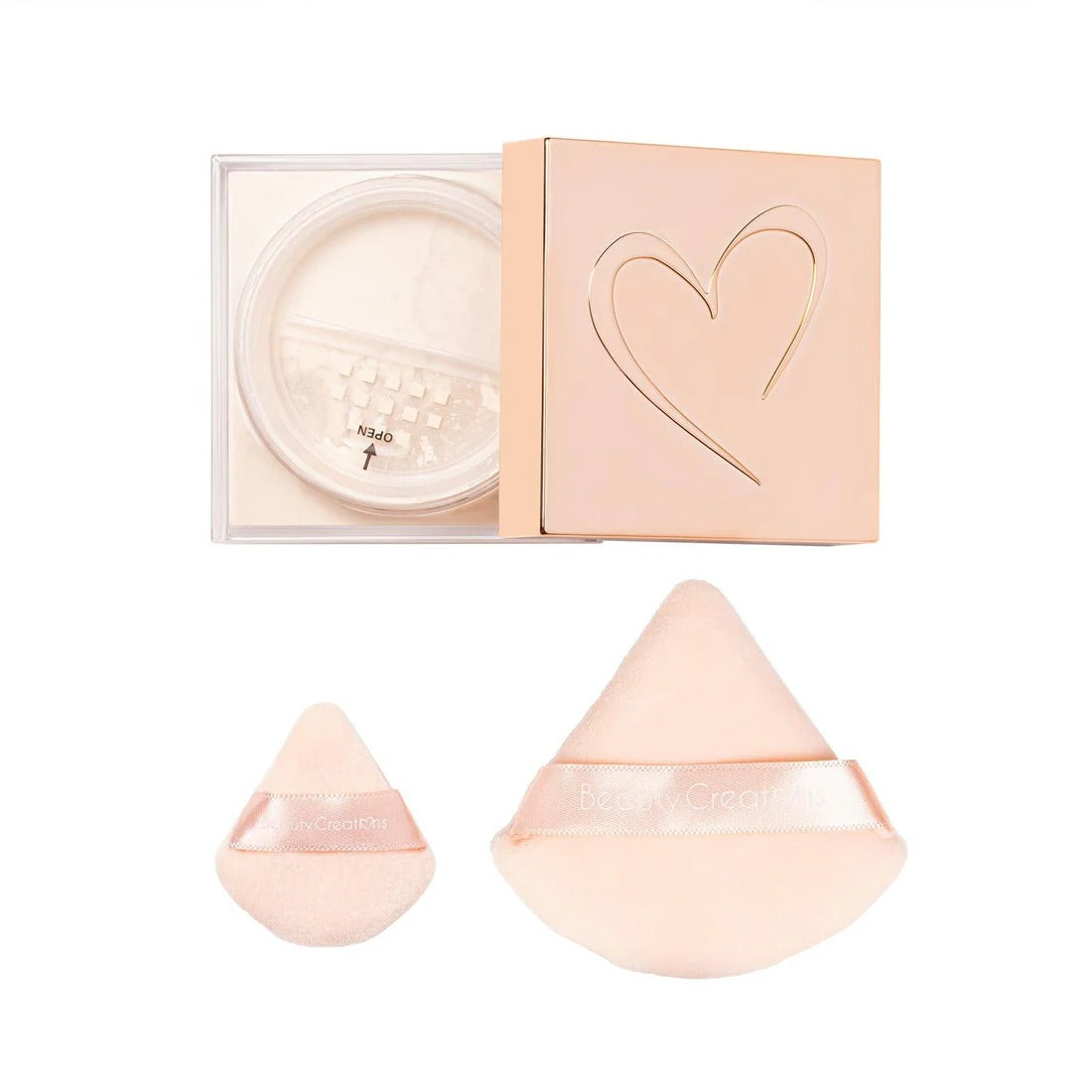 Set Polvo Traslucido Y Esponjas Bye Filter Beauty Creations