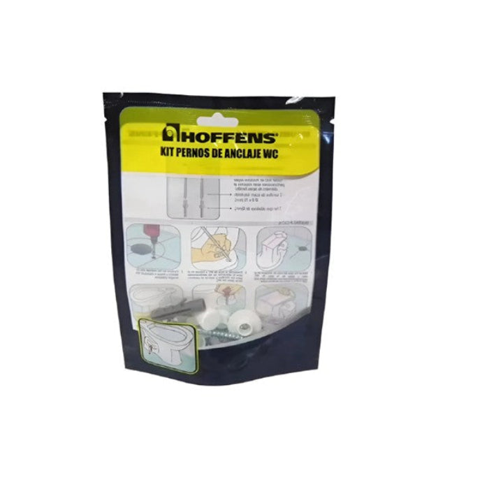 Kit Pernos De Anclaje Wc Hoffens - Fijación Segura