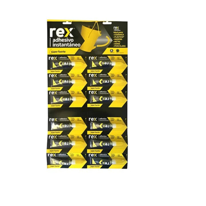 Adhesivo Instantaneo Rex Super Fuerte 2gr Pega En Segundos