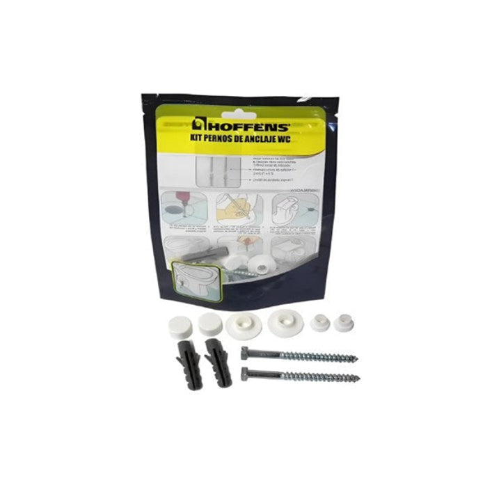 Kit Pernos De Anclaje Wc Hoffens - Fijación Segura