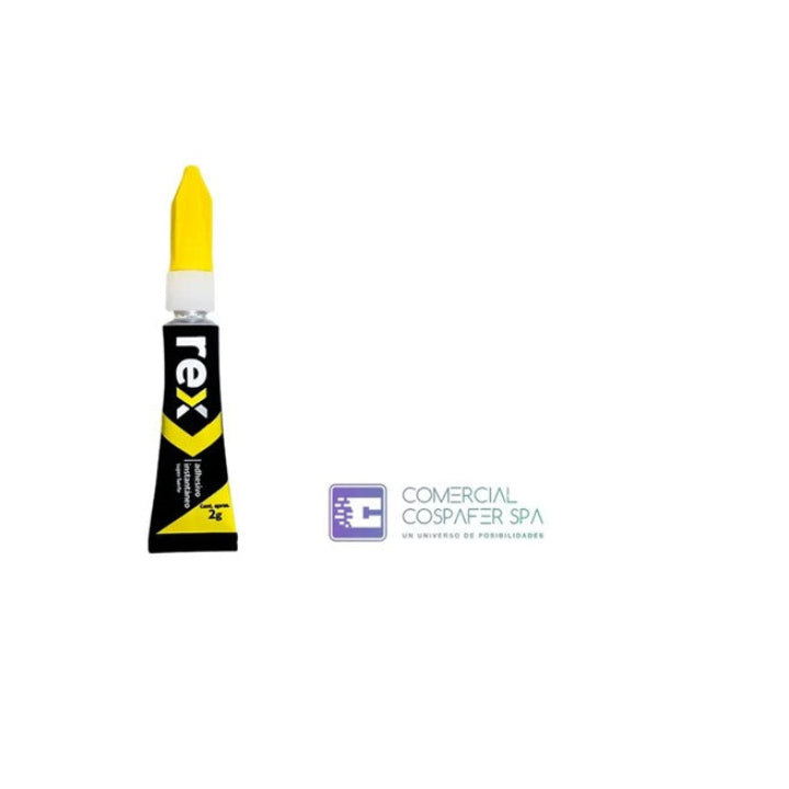 Adhesivo Instantaneo Rex Super Fuerte 2gr Pega En Segundos