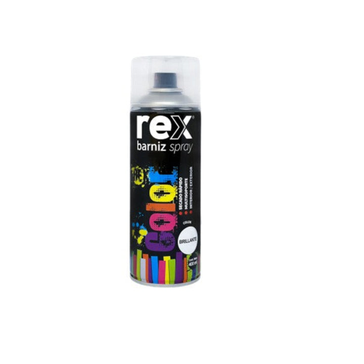 Barniz Spray Secado Rapido Rex Int/ext Transparente 400ml