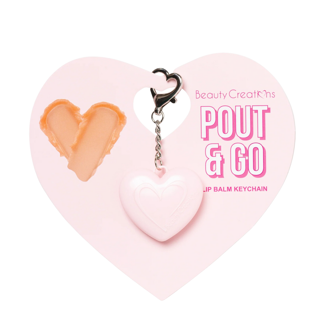 Balsamo Labial Corazon Llavero Pout & Go Beauty Creations