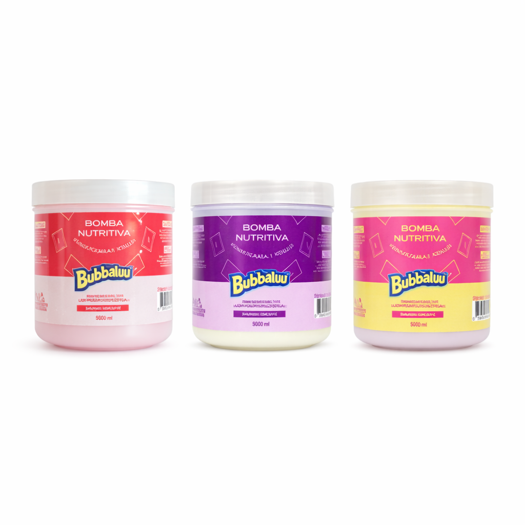 Bomba Nutritiva Hidratante Capilar Sin Sal Bubbaluu 500 ML