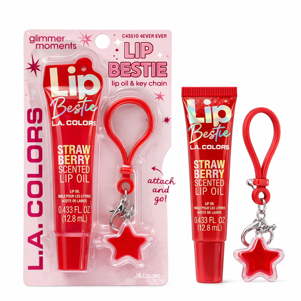 Brillo Labial Llavero Lip Oil Key Chein Lip Bestie La Colors