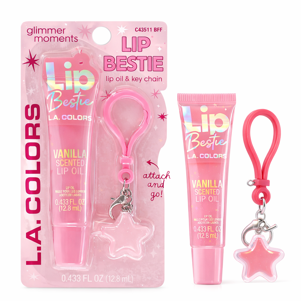Brillo Labial Llavero Lip Oil Key Chein Lip Bestie La Colors