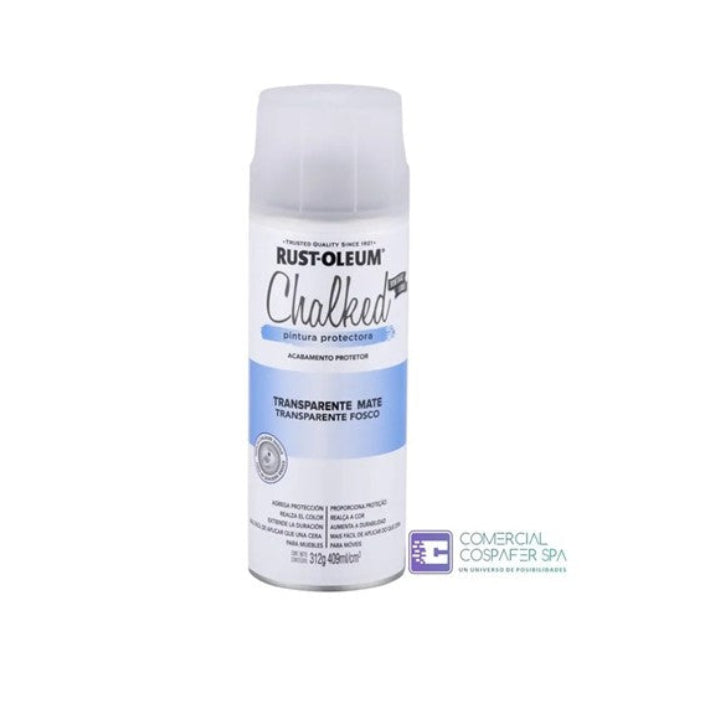 Protector Mate Pintura Chalked Spray Rust Oleum Transparente