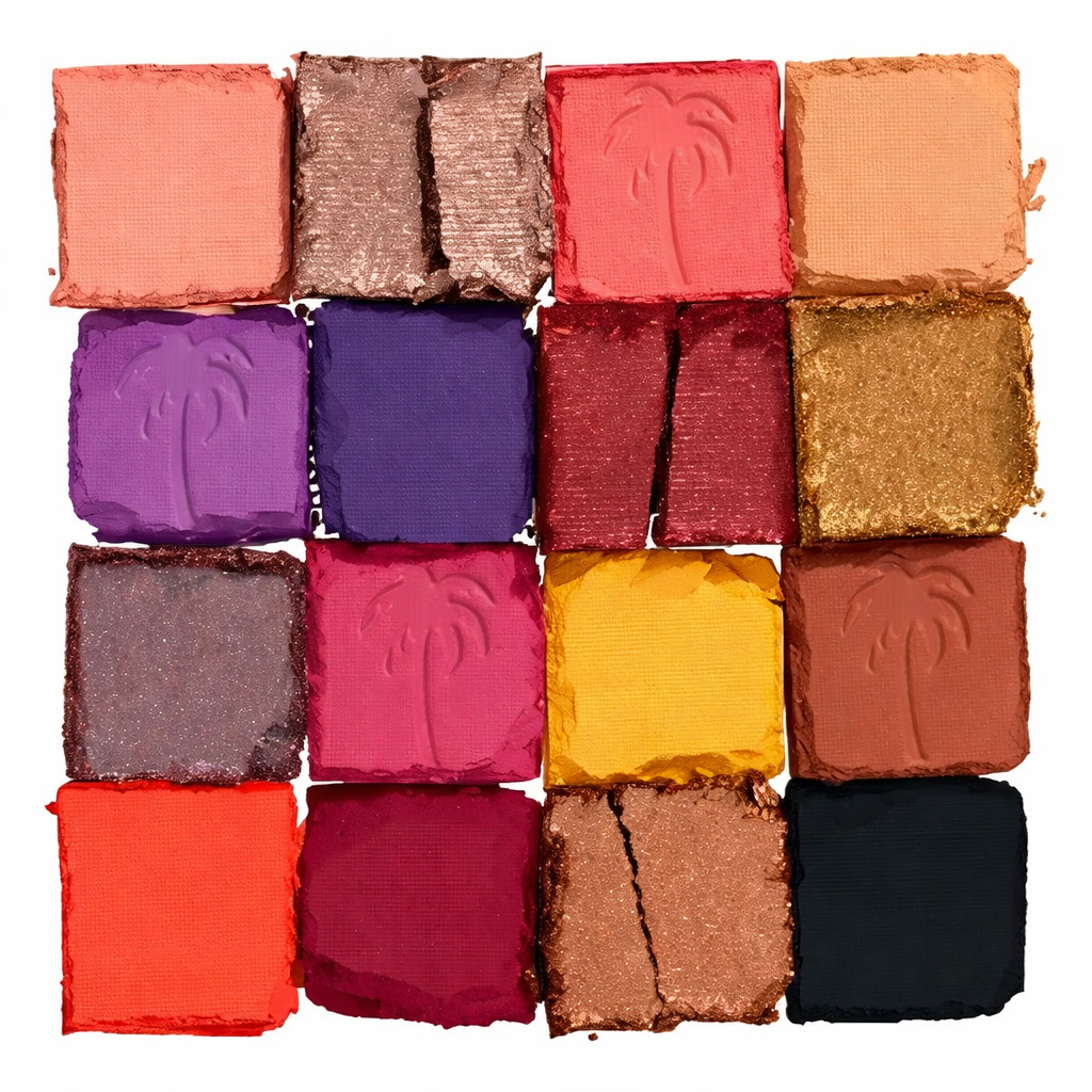 Paleta De Sombras Ultimate Shadow Festival Coachella Nyx 16 Tonos
