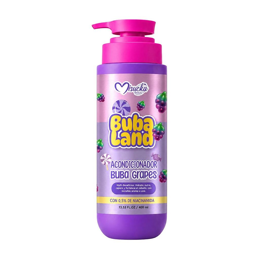 Acondicionador Con Niacinamida Buba Land Misucka Buba Grapes Uva 400ml