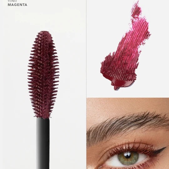 Mascara De Pestañas Duo Volumen Y Alarga Magenta Ruby Rose