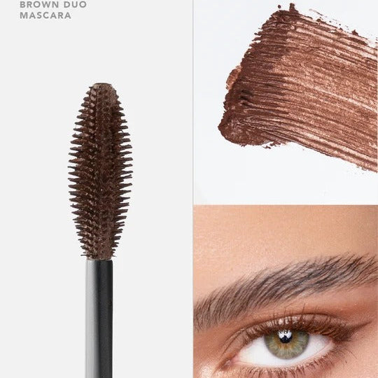 Mascara De Pestañas Cafe Duo 2en1 Volumen Y Alarga Ruby Rose
