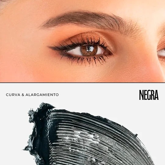 Máscara De Pestañas Peel Off Curva & Alargamiento Ruby Rose Negro