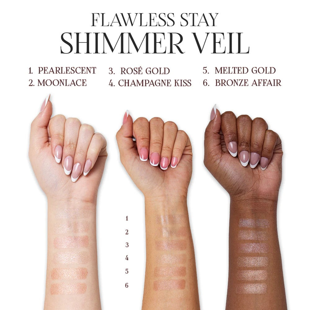 Iluminador De Crema A Polvo Shimmer Veil Beauty Creations