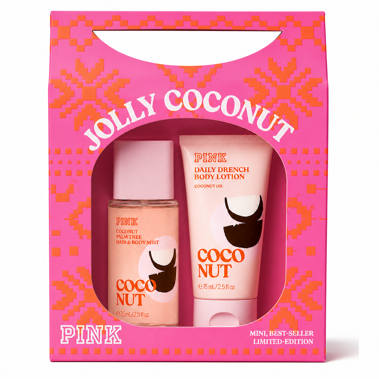 Set De Regalo Jolly Coconut Pink De Victoria's Secret 75ml