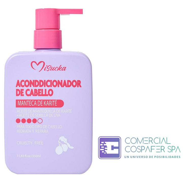 Acondicionador Vegano Aceite Semilla De Uva Hidratante 350mL Misucka